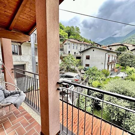 3Br Villetta Con Panoramica Sul Lago Nesso Exteriör bild