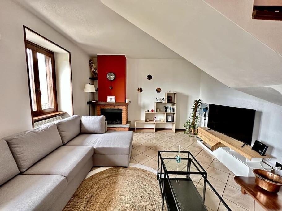 3Br Villetta Con Panoramica Sul Lago Nesso Exteriör bild