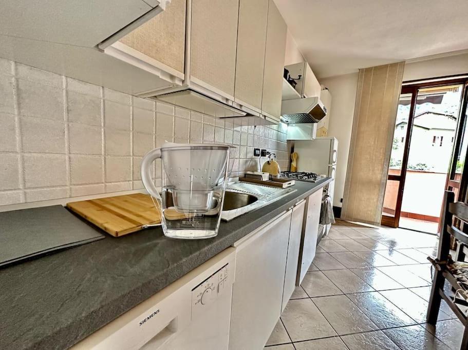 3Br Villetta Con Panoramica Sul Lago Nesso Exteriör bild
