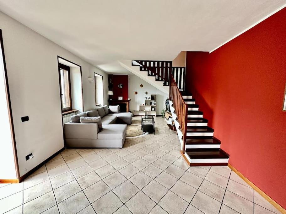 3Br Villetta Con Panoramica Sul Lago Nesso Exteriör bild