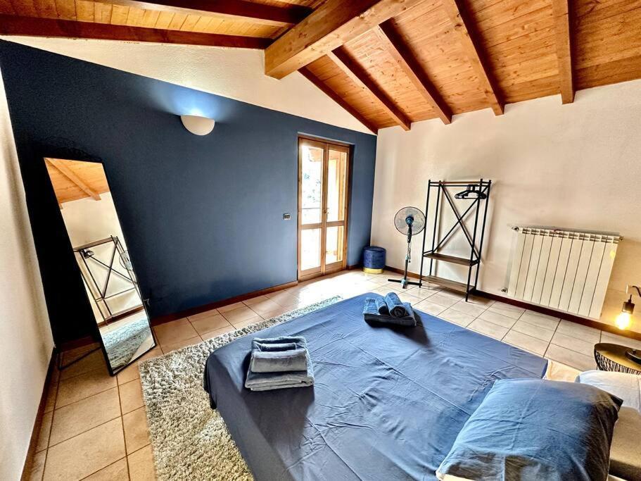 3Br Villetta Con Panoramica Sul Lago Nesso Exteriör bild