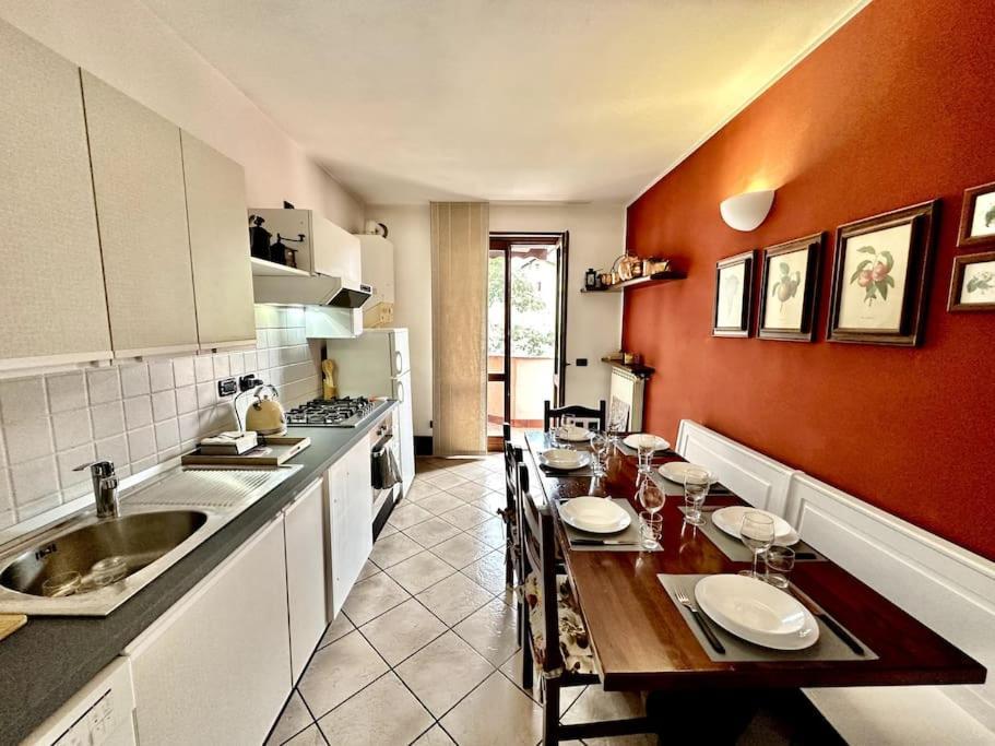 3Br Villetta Con Panoramica Sul Lago Nesso Exteriör bild